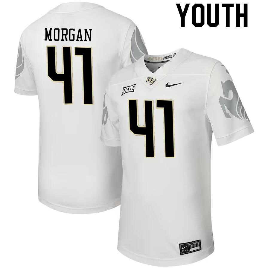 Youth #41 Jack Morgan UCF Knights Big 12 Conference College Football Jerseys Stitched-Black